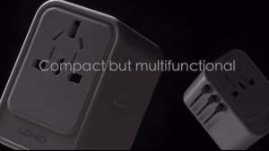 LDNIO Z6 65W Universal Travel Adapter with 1 USB A 2 Type C Ports Travel Converter International Adapter