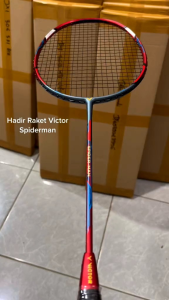 RAKET BADMINTON VICTOR SPIDERMAN 30LBS Raket Komplit Senar Dewasa Raket Badminton Dengan Seller Warranty - Lazada