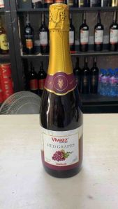 Nước Trái Cây Có Ga Đà Lạt Vivazz 720ml- Nho đỏ