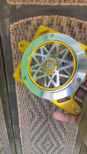 Tutup Radiator Spinner Set Cover Motif Bintang CNC untuk Motor Honda Vario 160 & PCX 160