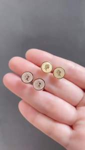 Anting Tusuk Koin Romawi Titanium CXB360