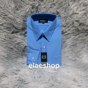 COD✅kemeja formal pria wendyat warna biru muda gibran/kemeja polos lengan panjang