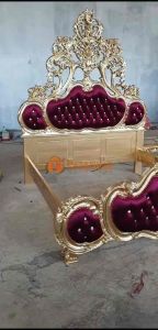 (WAJIB BACA DESKRIPSI) DIPAN TASYA KAYU JATI FINISHING UKIR MEWAH TEMPAT TIDUR RUANG INTERIOR DEKORASI MURAH TATANING FURNITURES JEPARA