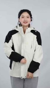 Áo Khoác Gió Nam Nữ 2 Lớp Phối Màu Chất Vải Gió Tráng Bạc Chống Nước Cản gió Cản bụi