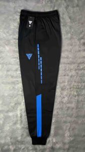YS Celana Training Panjang Pria Jogger Pants Sport Bahan Tebal - Strip Biru