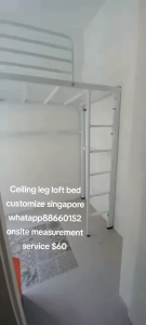 Ceiling loft bed customize singapore for condo