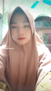 Hijab bergo pet tali crincle airflow M