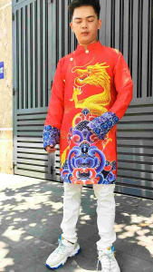 Áo dài cách tân nam