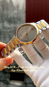 Đồng Hồ Nam M0v@d0 size 40mm 3 kim có lịch máy pin Nhật kính sapphire chống xước dây thép không rỉ chống nước tốt