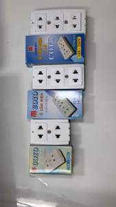 Ổ cắm gắn nổi 2 lỗ 3 lỗ 5 lỗ có đèn báo - COTO