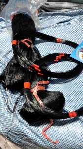 012 jaring burung hitam 2" tinggi 5 meter bonus 2 ikat benang senar hitam