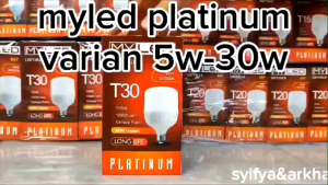 BOHLAM LED / LAMPU LED MYLED PLATINUM EXTRA BUBLE WRAP PAKET GROSIR 5W-30W