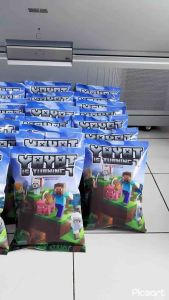 Pouch Hampers Anak Ulang Tahun Souvenir sudah termasuk Snack PO 1 HARI Free Design Kantong Bingkisan Unik Idul Fitri Natal Imlek