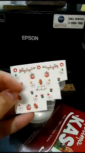 Stiker Kuku Gambar Santa Pohon Natal Dan Manusia Salju Stiker Kuku Tema Natal/ Merry Christmas/ Random Nail Art