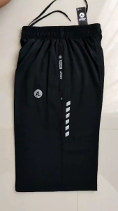 HUNYUR - Celana Pendek 3/4 Pria Dewasa Untuk Olahraga Dilengkapi Resleting Pada Setiap Saku Bahan lotto