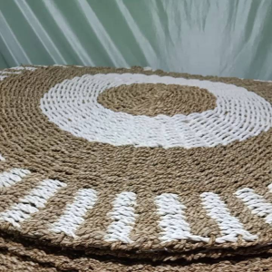 RUG ANYAMAN karpet lantai/karpet seagrass karpet bulat