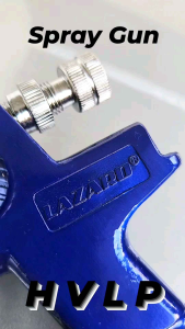 Spray Gun Nozzle HVLP Airbrush Semprotan Angin Cat Lazaro Tabung Atas 600ml HVLP