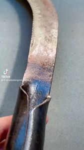 Cù Liêm sắt uốn dầy không hàn liền cán( lưỡi răng cưa và không răng cưa)