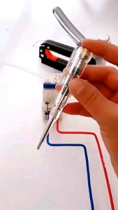 Obeng Tespen Dual led sensor detector / obeng tespen / obeng listrik