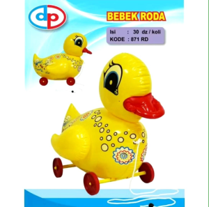 1 Lsn Mainan Tiup BEBEK RODA