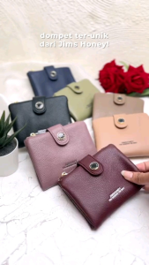 Jimshoney - RIANA WALLET Dompet Empuk Polos Wanita