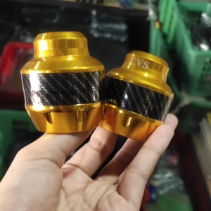 Jalu As Roda Depan Motor Model Corong Karbon Universal Semua Motor (Harga Sepasang / 2 pcs)