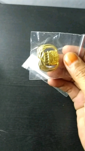 Paket Name Tag Putih Custom Desain Nama dan Logo / Name Tag ASN PNS PPPK