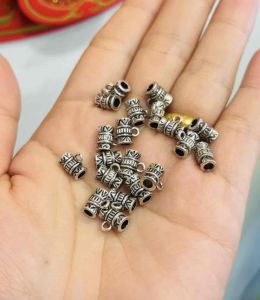 Set 10 ống charm ống lùa có móc treo làm phụ kiện vòng