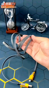 Kabel Data Multifungsi Qtop 4in1 2M/1M Fast Charging 27W & 65W Kompatibel iOS USB Type-C - Warna Abu-abu