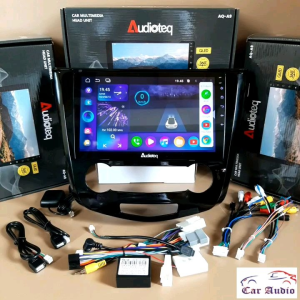 HEAD UNIT ANDROID XTRAIL T32 ANDROID NISSAN XTRAIL 2013 UP 10 INCH AUDIOTEQ RAM 4 GB CAR PLAY ANDROID XTRAIL 2.0 CC / XTRAIL 2.4 CC