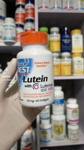 [MỸ] viên Lutein with Lutemax® 2020 20mg 60 viên Doctors Best hỗ trợ tăng cường thị lực