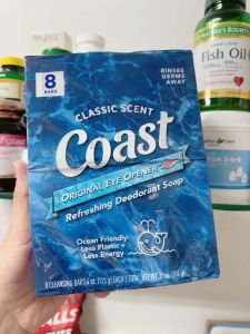 Lốc 8 cục xà bông coast mỹ