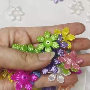 100G Bông Đúc 6 Cánh 28mm [Đủ Màu] Phụ Kiện Trang Sức