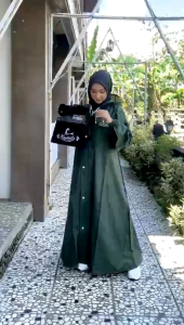 Jas Hujan JUMBO Wanita Muslimah Model Gamis Best Seller