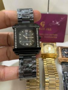Charlie Jill Original Jam Tangan Wanita Tahan Air Tanggal Aktif Model Permata