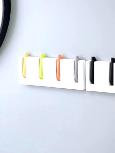 Gantungan Hook 4 Kait Motif Piano & Tempat Penyimpanan Kunci