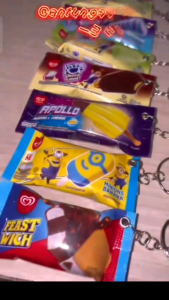 5 pcs Gantungan Kunci Snack Miniatur A22 Snack Indomie Souvenir Gantungan Kunci