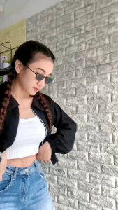 VADA COLLAR CROP sweater wanita crop top | outer sweater