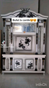 Bufet Pajangan Tv 32" blokteak /trinityjayafurniture