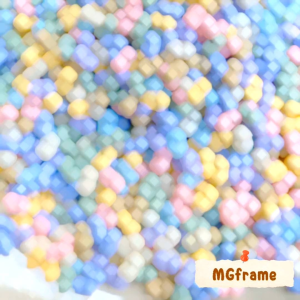 10gr Manik Kacang Peanut 3x6mm MIX Manik Mote Kacang Peanut Beads Diy premium glossy doff