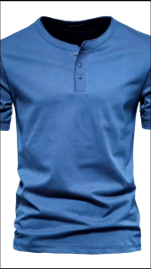 Baju Kaos Kancing Lengan Pendek Cowo Polos Katun Stok Terbatas