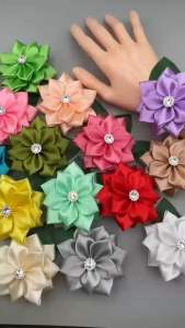 Adorable Satin Flower Wrist Corsage with Green leaf Perfect for Weddings Debut Bridesmaid Ninang and all occasions