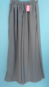 Kulot Crinkle Airflow Bb 40-85 kg / Celana kulot crinkle jumbo Polos Kantong highwaist