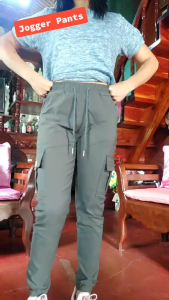 Stretchable Candy Pants Full Garterize with Side Pocket (SIZE: SMLXL2XL)