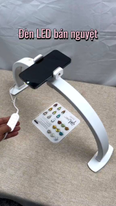 Đèn vòm gấp gọn nối mi làm nail tiện lợi gập đôi được có chế độ chỉnh đèn dễ dàng mang đi tiện lợi