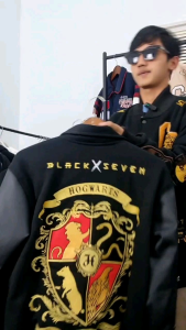 Varsity Jacket New Edition Blackseven | Hogwarts Legacy Full Bordir