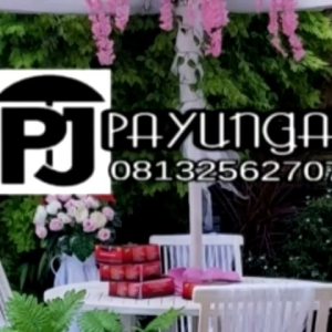 Set Payung Resto Cat Putih Free Ongkir Jakarta Bandung Surabaya