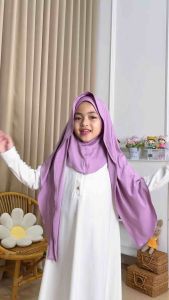 kyomihijab pastan anak jilbab pashmina fiona anak model terbaru 2 layer