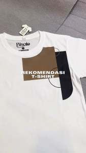 Bisalo Baju Kaos Pria Wanita lengan pendek motif \"RIGHT TIME\" Digital Printal Kaos Distro Combed Atasan