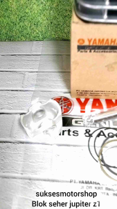 cylinder selinder block blok seher assy yamaha jupiter z1 force f1 komplit piston ring pen klip 1DY